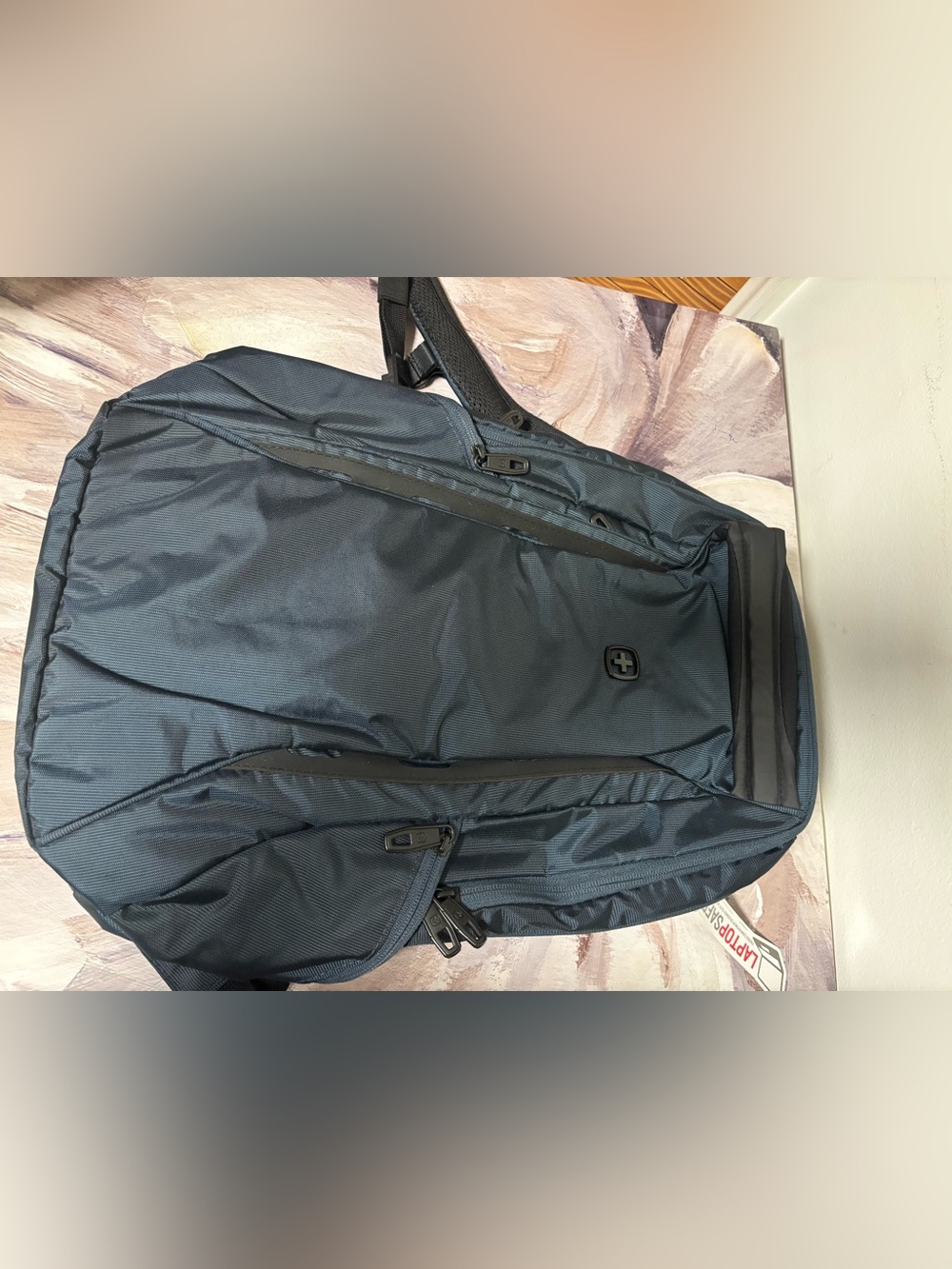Wenger Dark Blue Travel Jacket with Zip Pockets